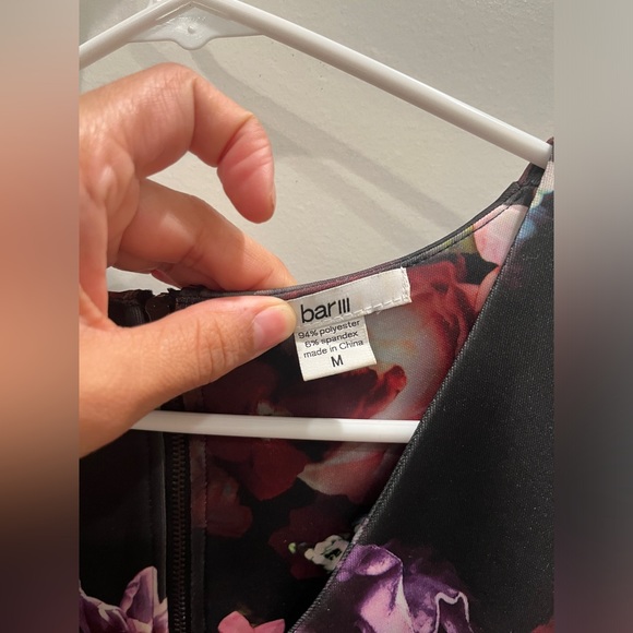 Floral print form-fitting midi dress - Picture 5 of 7